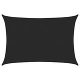 Vidaxl zonnezeil 160 g m² 3,5x5 m hdpe zwart