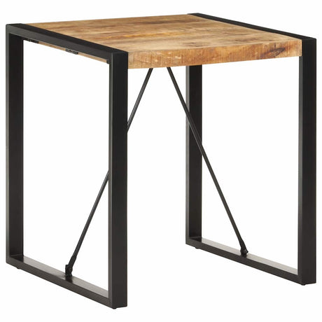Vidaxl eettafel 70x70x75 cm massief ruw mangohout