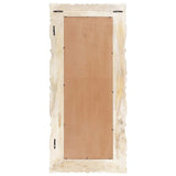 Vidaxl spiegel 110x50 cm massief mangohout wit