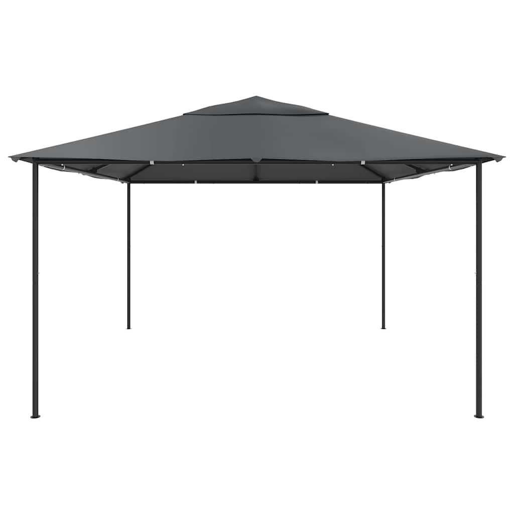 Vidaxl prieel 180 g m² 4x4x3 m antracietkleurig