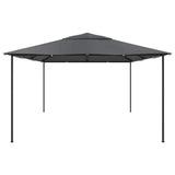 Vidaxl prieel 180 g m² 4x4x3 m antracietkleurig