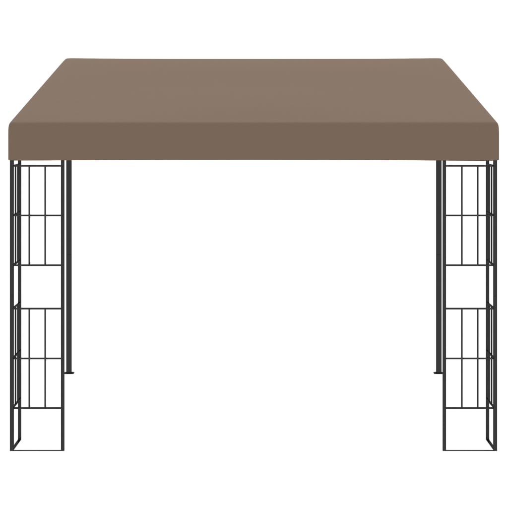 Vidaxl wandprieel 3x3 m stof taupe