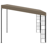 Vidaxl wandprieel 3x3 m stof taupe