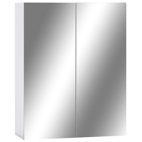 Vidaxl badkamerspiegelkast 60x15x75 cm mdf wit