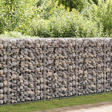Vidaxl schanskorfmuur met deksels 150x60x100 cm gegalvaniseerd staal