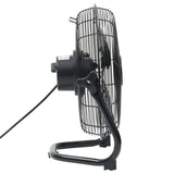 VidaXL Vloerventilator 3 snelheden 115,2 W 60 cm zwart