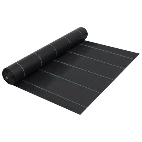Vidaxl worteldoek 1x10 m pp zwart