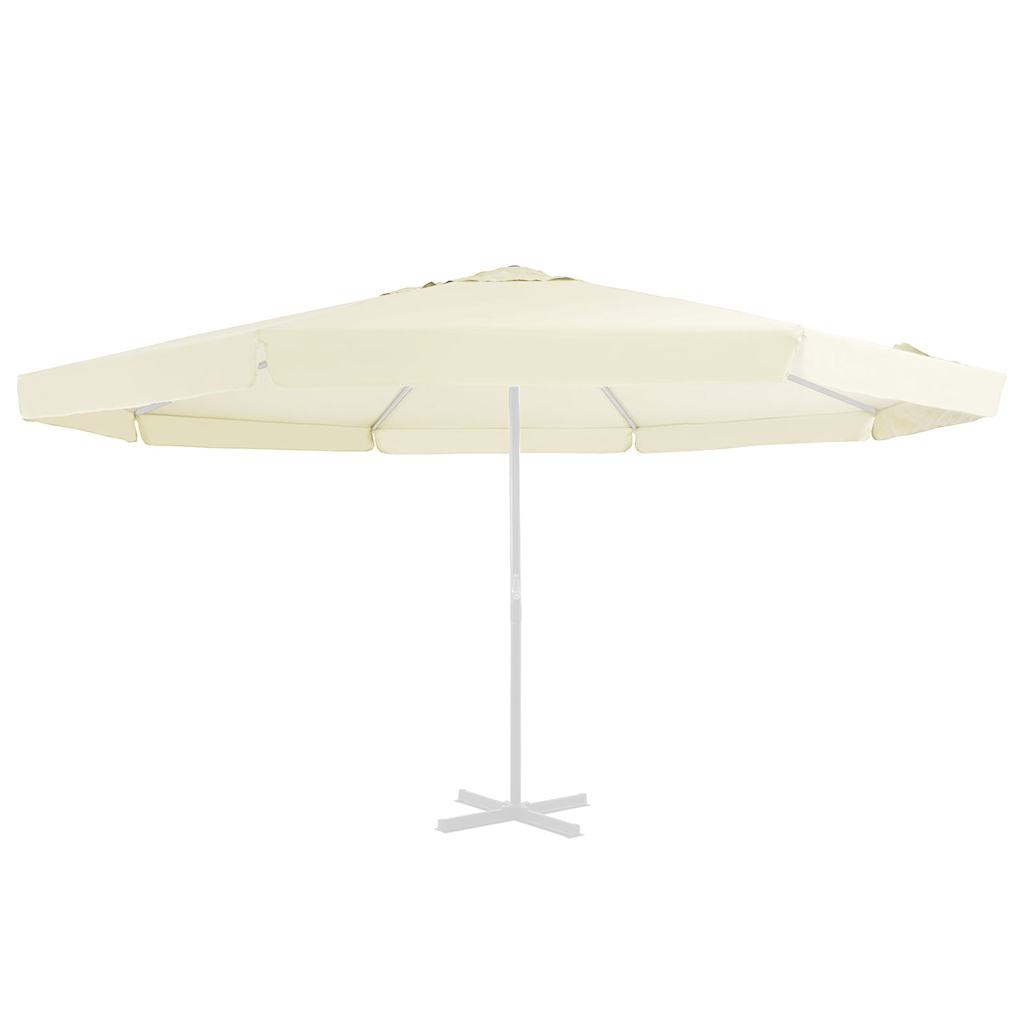 Vidaxl vervangingsdoek voor parasol 500 cm zandkleurig