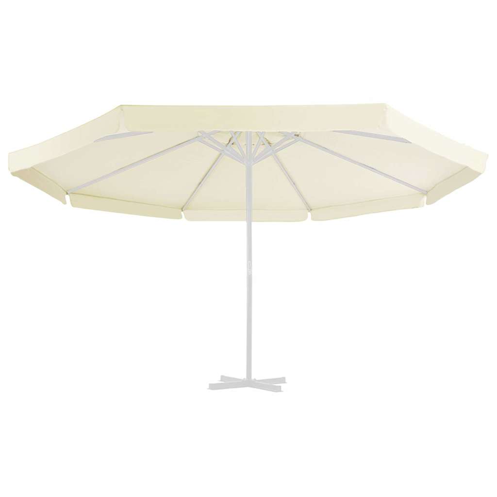 Vidaxl vervangingsdoek voor parasol 500 cm zandkleurig