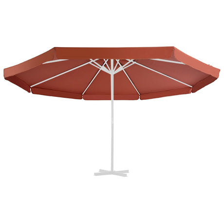 VidaXL Vervangingsdoek voor parasol 500 cm terracottakleurig