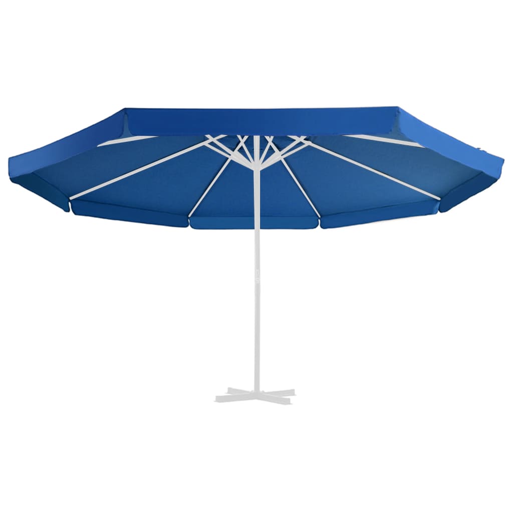 VidaXL Vervangingsdoek voor parasol 500 cm azuurblauw