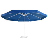 VidaXL Vervangingsdoek voor parasol 500 cm azuurblauw