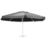 VidaXL Vervangingsdoek voor parasol 600 cm antracietkleurig