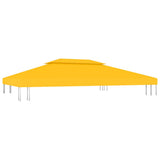 Vidaxl prieeldak 2-laags 310 g m² 4x3 m geel