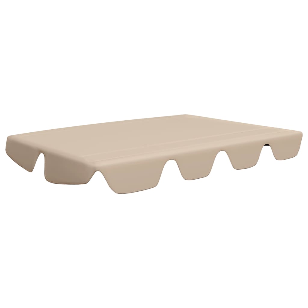 Vidaxl vervangingsluifel voor schommelbank 150 130x105 70 cm beige