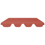 Vidaxl vervangingsluifel voor schommelbank 150 130x105 70cm terracotta