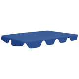 Vidaxl vervangingsluifel voor schommelbank 150 130x105 70 cm blauw