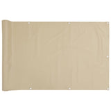 Vidaxl balkonscherm 90x500 cm oxford stof beige