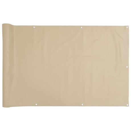 Vidaxl balkonscherm 120x400 cm oxford stof beige