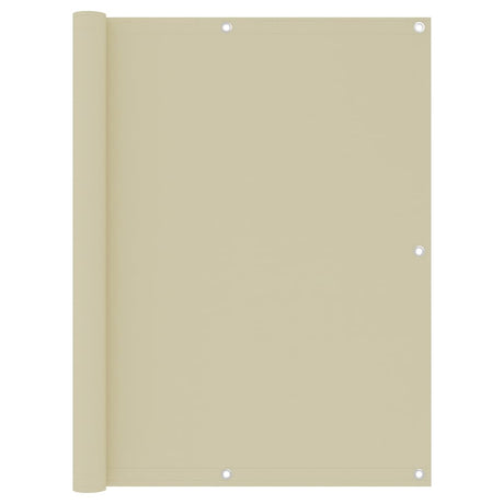 Vidaxl balkonscherm 120x300 cm oxford stof crème
