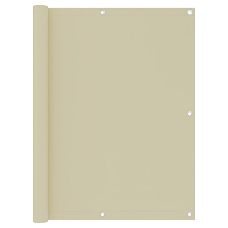 Vidaxl balkonscherm 120x400 cm oxford stof crème