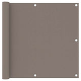 Vidaxl balkonscherm 90x300 cm oxford stof taupe