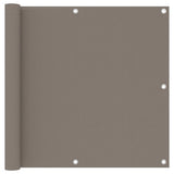 Vidaxl balkonscherm 90x600 cm oxford stof taupe