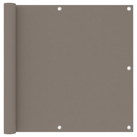 Vidaxl balkonscherm 90x600 cm oxford stof taupe