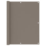 VidaXL Balkonscherm 120x500 cm oxford stof taupe