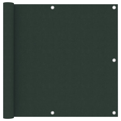 Vidaxl balkonscherm 90x300 cm oxford stof donkergroen