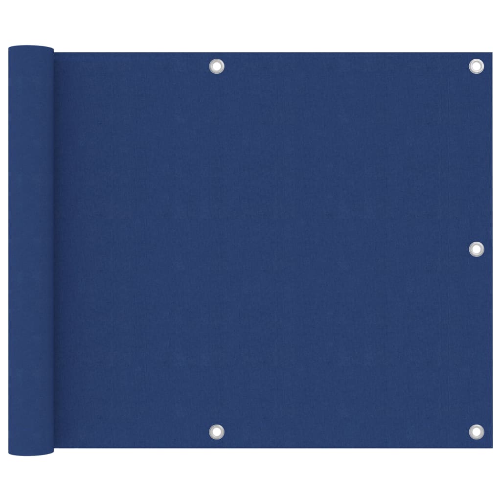 VidaXL Balkonscherm 75x300 cm oxford stof blauw