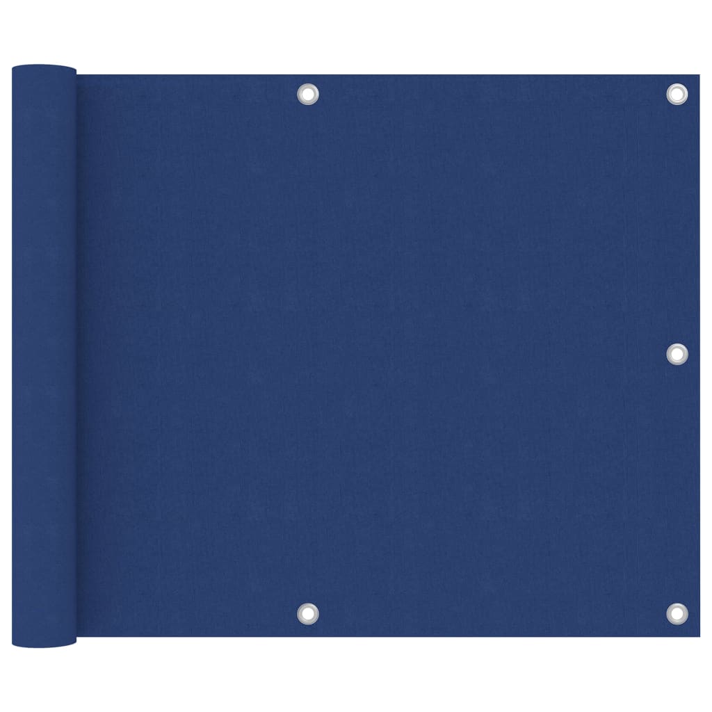 VidaXL Balkonscherm 75x400 cm oxford stof blauw