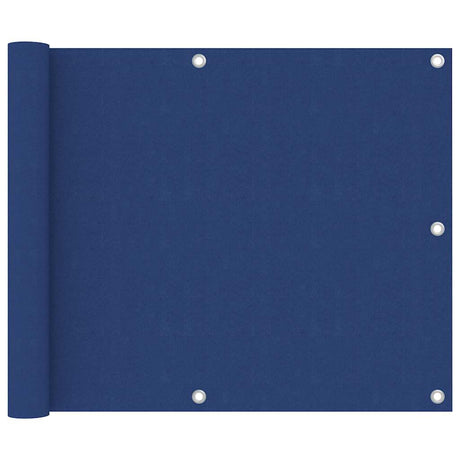 Vidaxl balkonscherm 75x400 cm oxford stof blauw