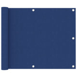 Vidaxl balkonscherm 75x500 cm oxford stof blauw