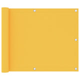 Vidaxl balkonscherm 75x300 cm oxford stof geel