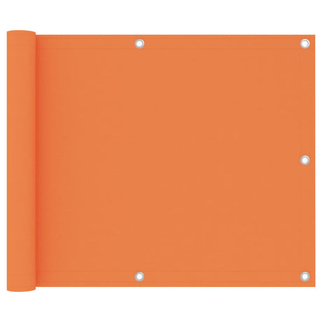 Vidaxl balkonscherm 75x400 cm oxford stof oranje