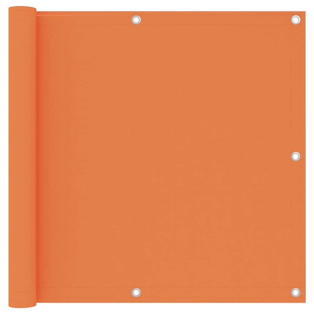Vidaxl balkonscherm 90x600 cm oxford stof oranje