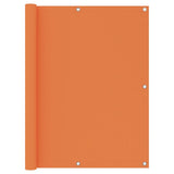 Vidaxl balkonscherm 120x500 cm oxford stof oranje