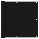 Vidaxl balkonscherm 90x400 cm oxford stof zwart