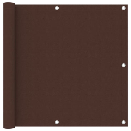 Vidaxl balkonscherm 90x600 cm oxford stof bruin