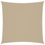 VidaXL Zonnescherm vierkant 2,5x2,5 m oxford stof beige