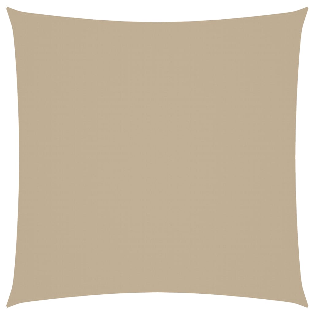 VidaXL Zonnescherm vierkant 4x4 m oxford stof beige