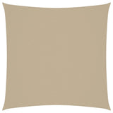 Vidaxl zonnescherm vierkant 5x5 m oxford stof beige