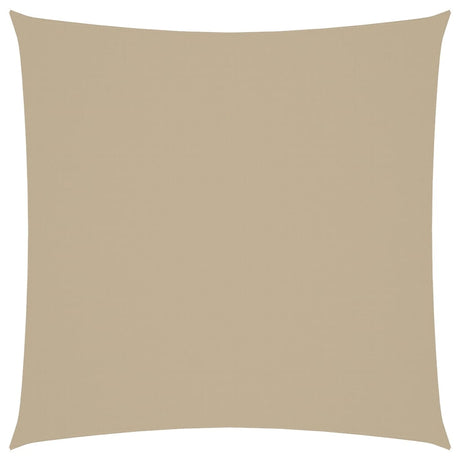 Vidaxl zonnescherm vierkant 5x5 m oxford stof beige