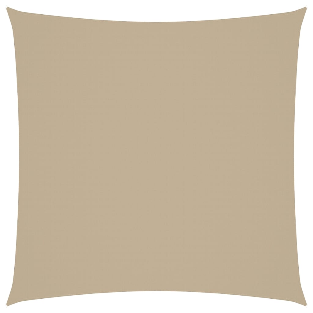 VidaXL Zonnescherm vierkant 6x6 m oxford stof beige