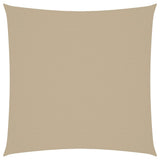 Vidaxl zonnescherm vierkant 6x6 m oxford stof beige