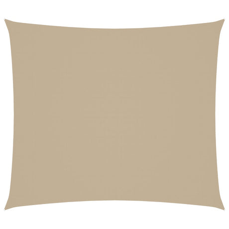 VidaXL Zonnescherm rechthoekig 2,5x3 m oxford stof beige