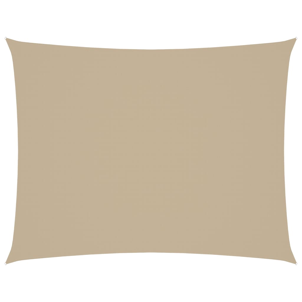 VidaXL Zonnescherm rechthoekig 2,5x3,5 m oxford stof beige