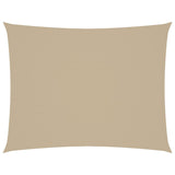 VidaXL Zonnescherm rechthoekig 2,5x3,5 m oxford stof beige