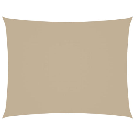 VidaXL Zonnescherm rechthoekig 2,5x4 m oxford stof beige